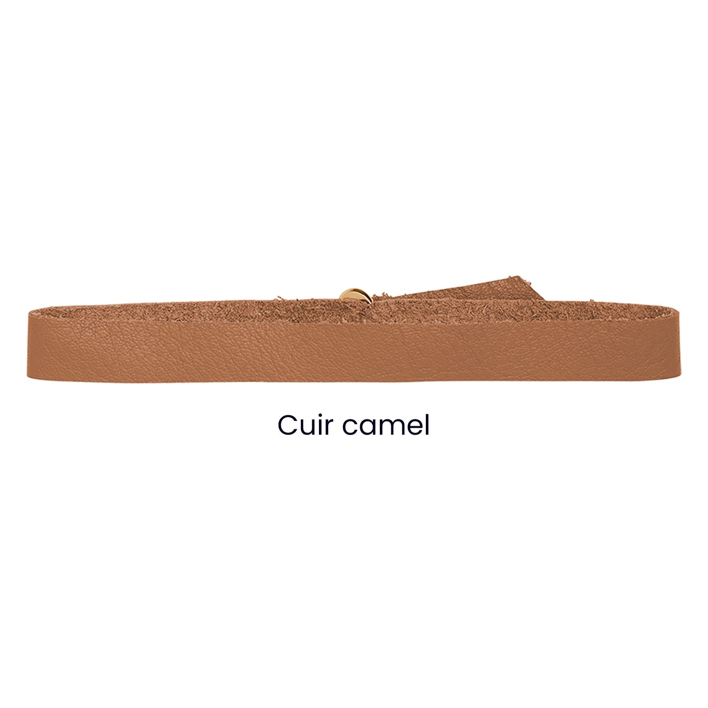 Bracelet Cuir Camel