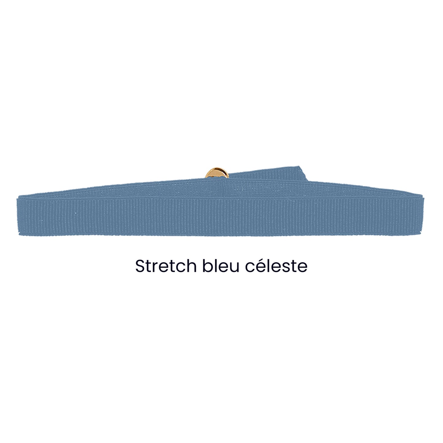 Bracelet stretch bleu céleste