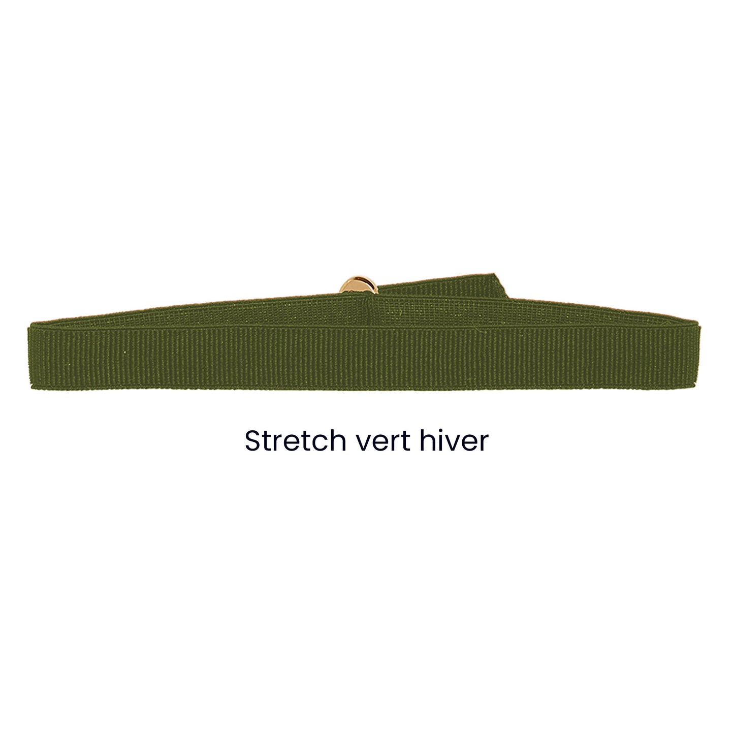 Bracelet stretch vert hiver
