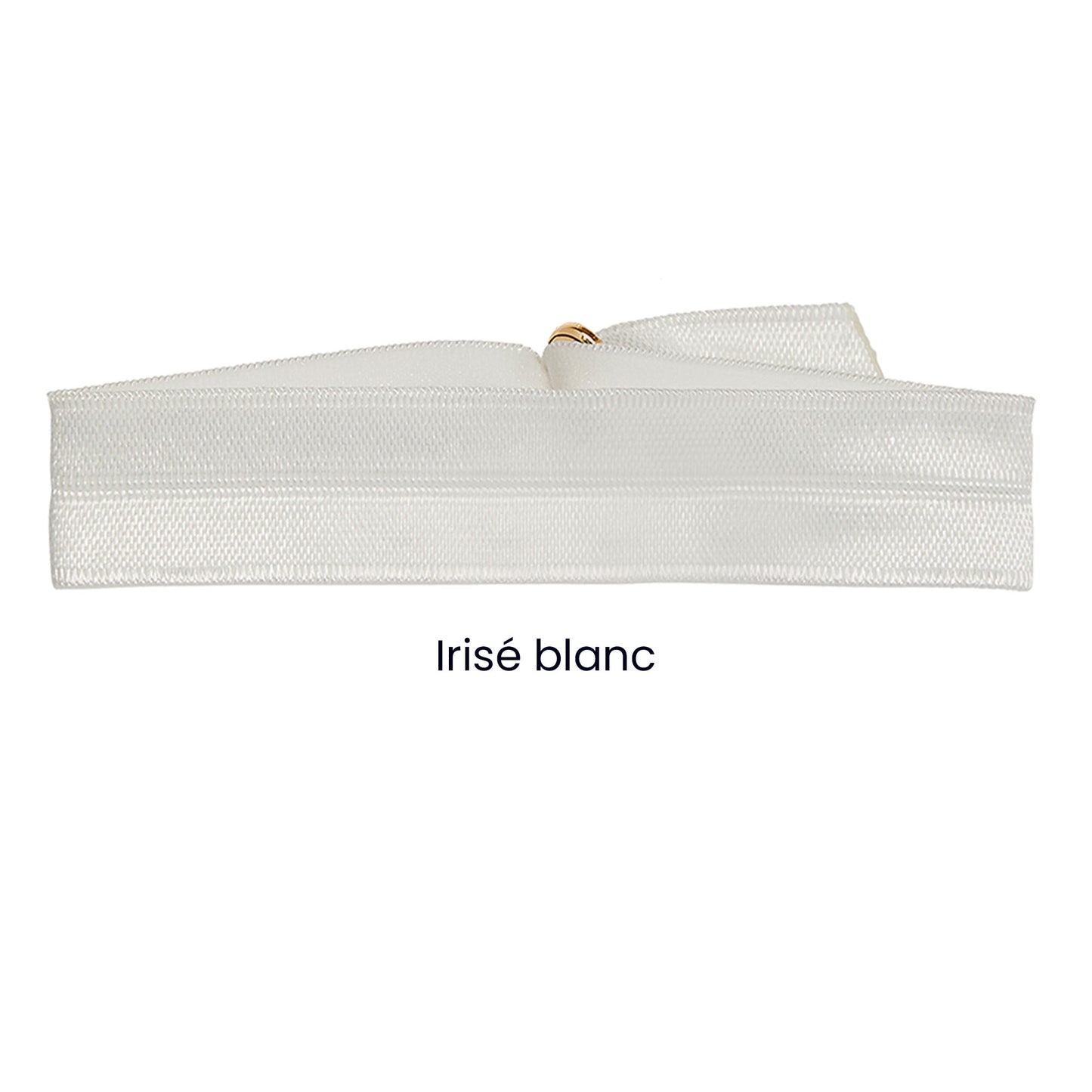 Bracelet irisé blanc