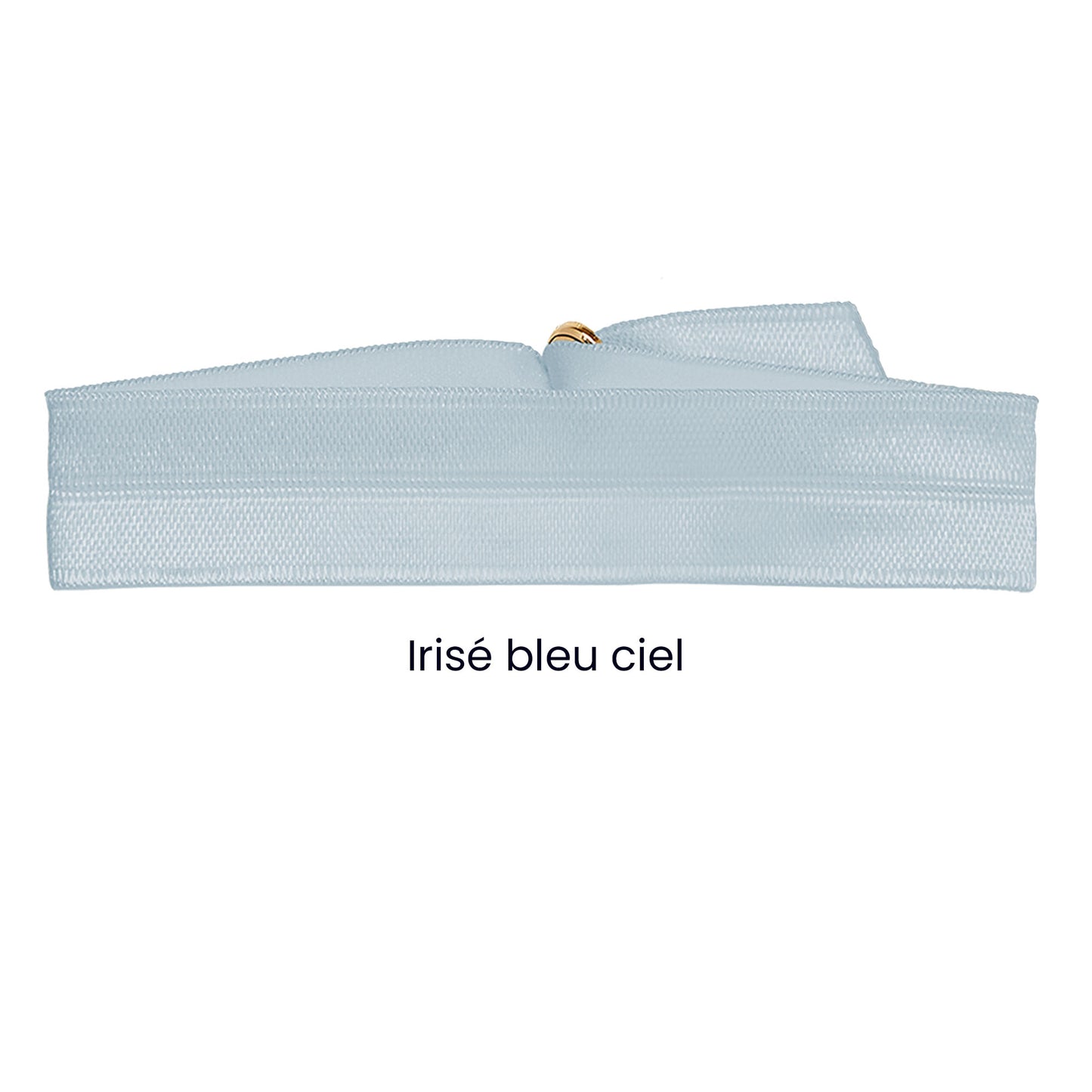 Bracelet irisé bleu ciel