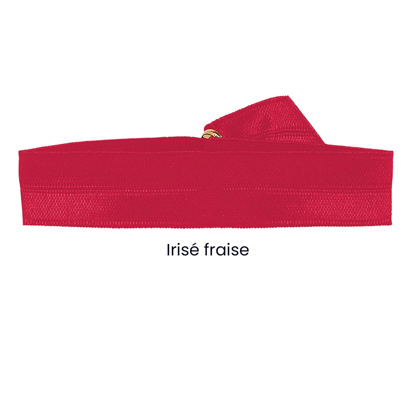 Bracelet irisé fraise