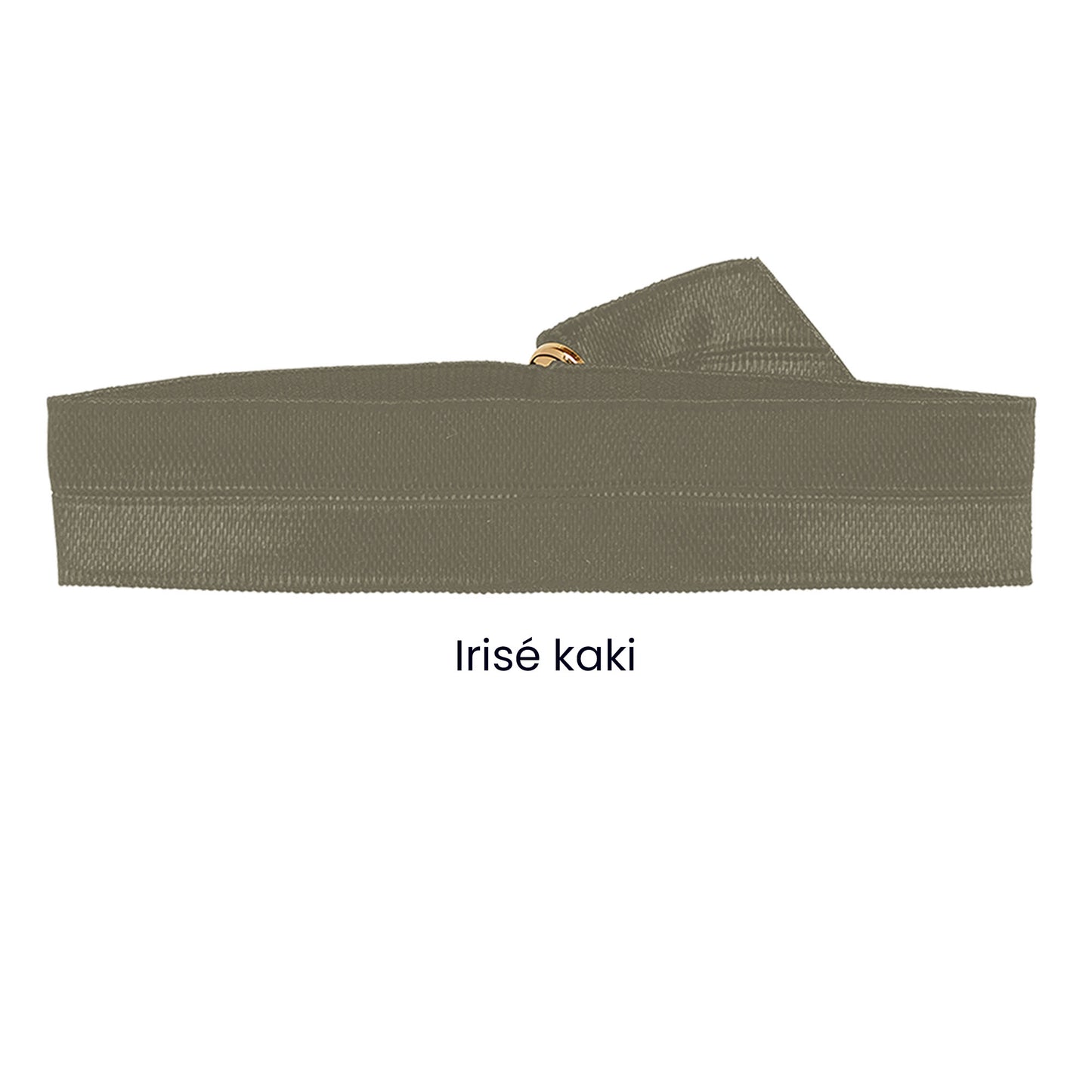 Bracelet irisé kaki