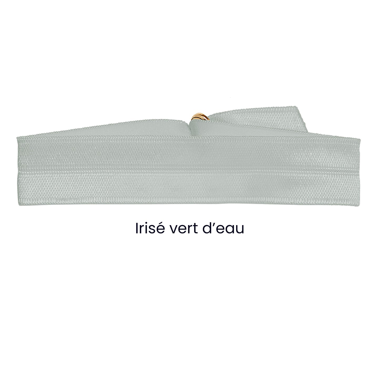 Bracelet irisé vert d'eau