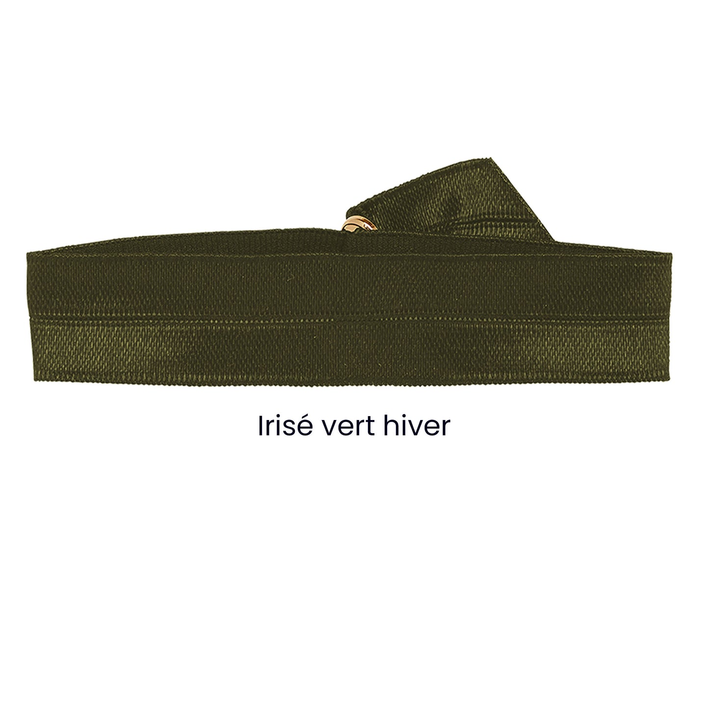 Bracelet irisé vert d'hiver