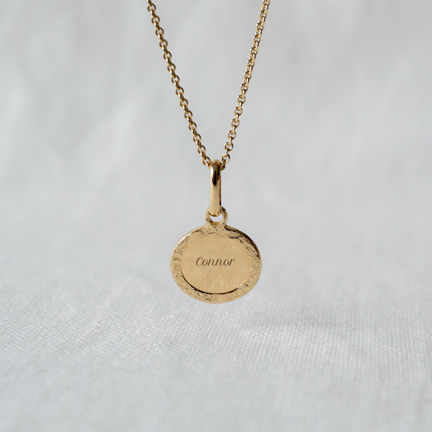 Collier Madeleine martelé pour homme