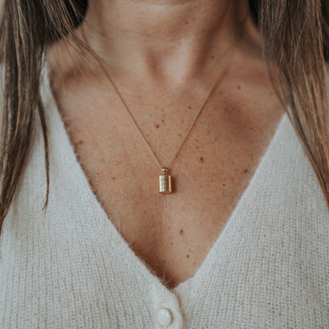 Collier Mon Petit Poids plaqué or jaune