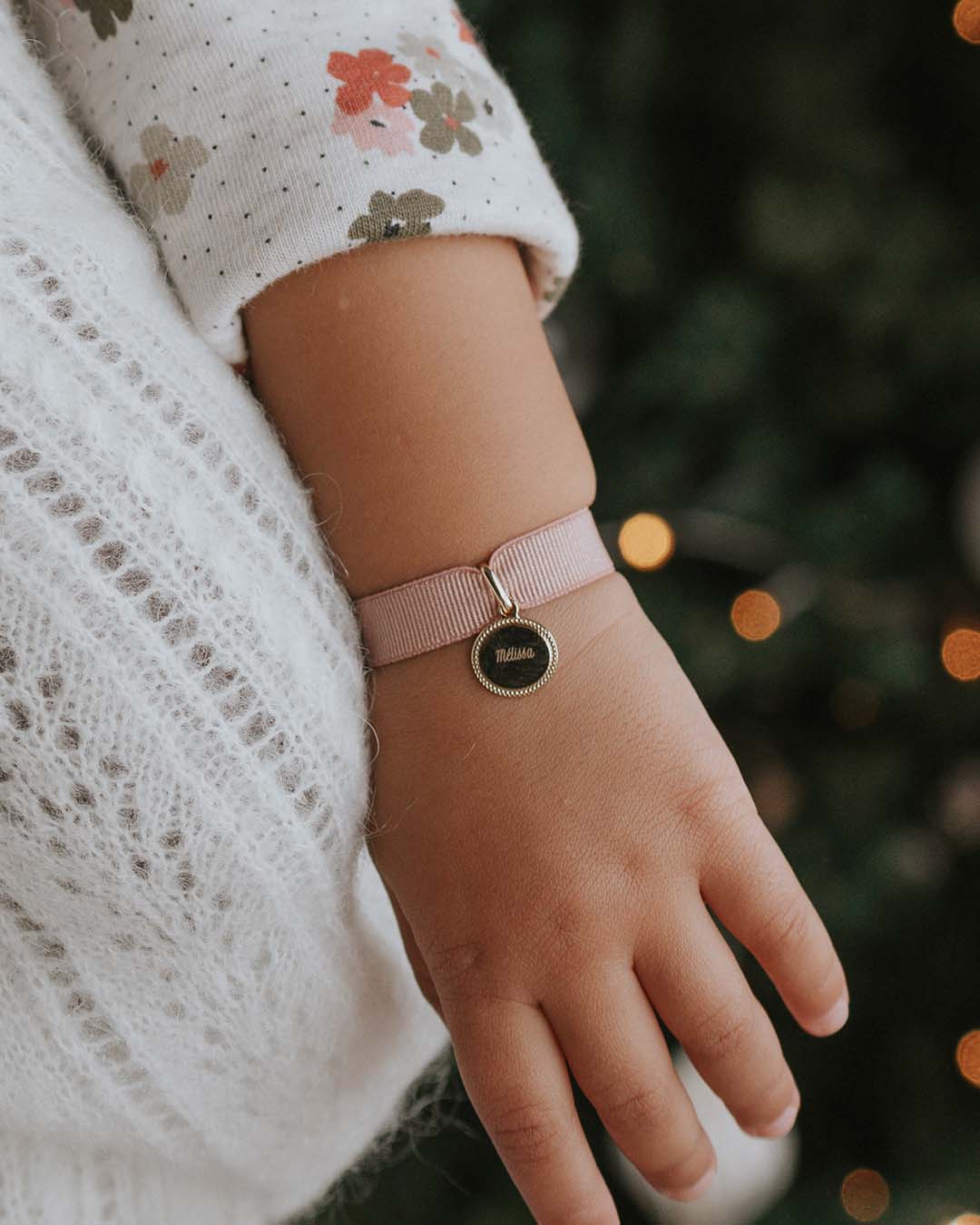 Bracelet Madeleine perlé enfant plaqué or jaune