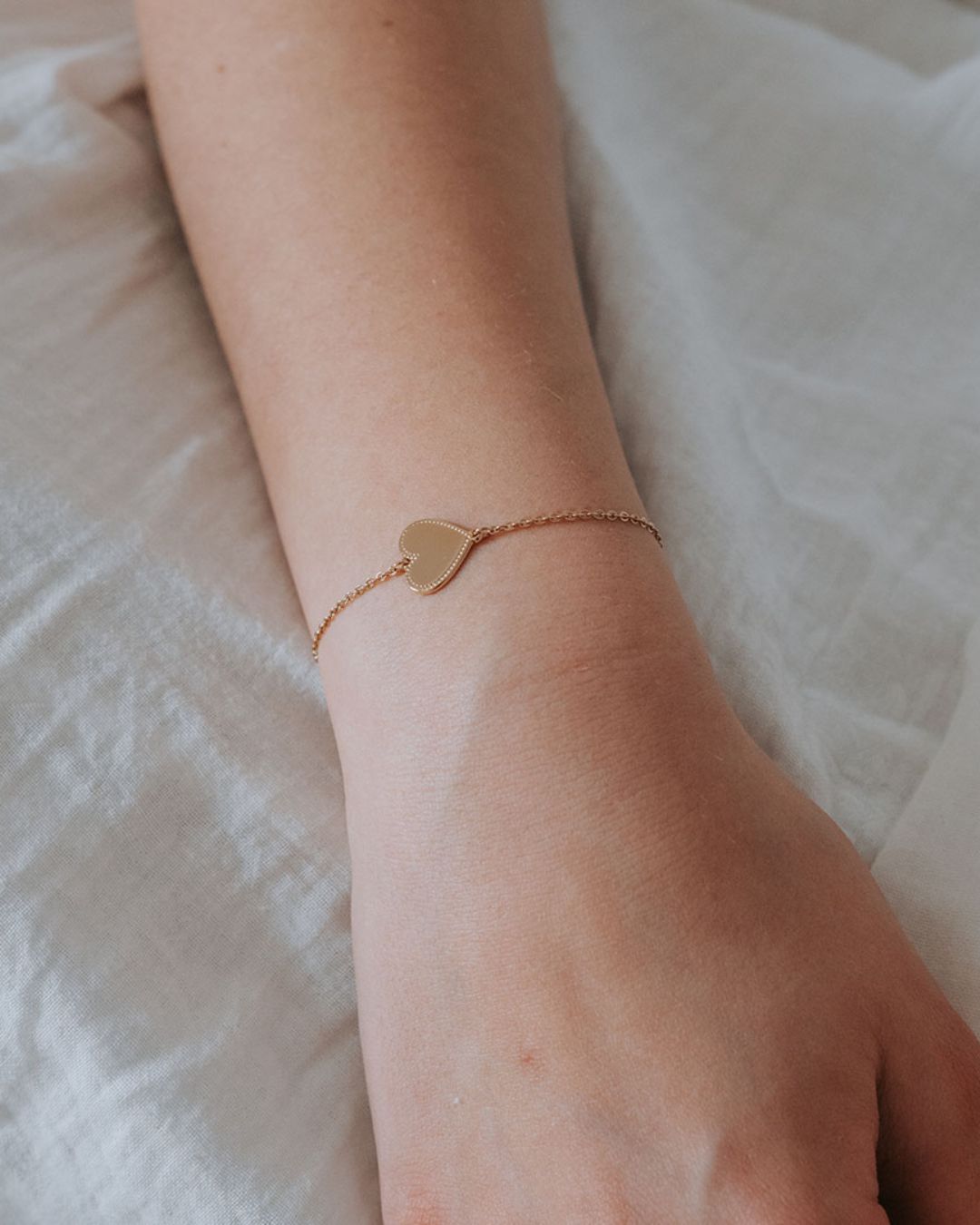 Bracelet médaille Joséphine enfant plaqué or jaune