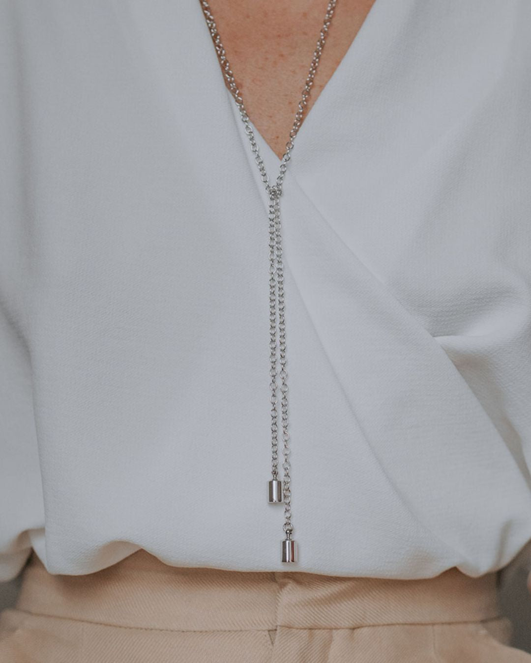Collier Mes Petits Poids argenté rhodié