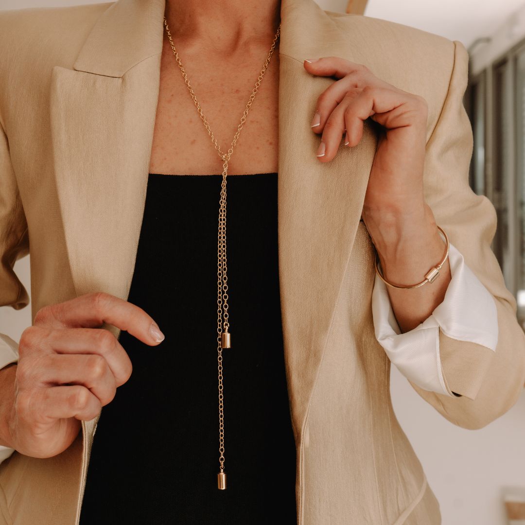 Collier Mes Petits Poids plaqué or jaune