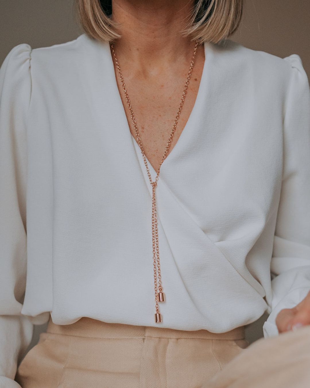 Collier Mes Petits Poids plaqué or rose