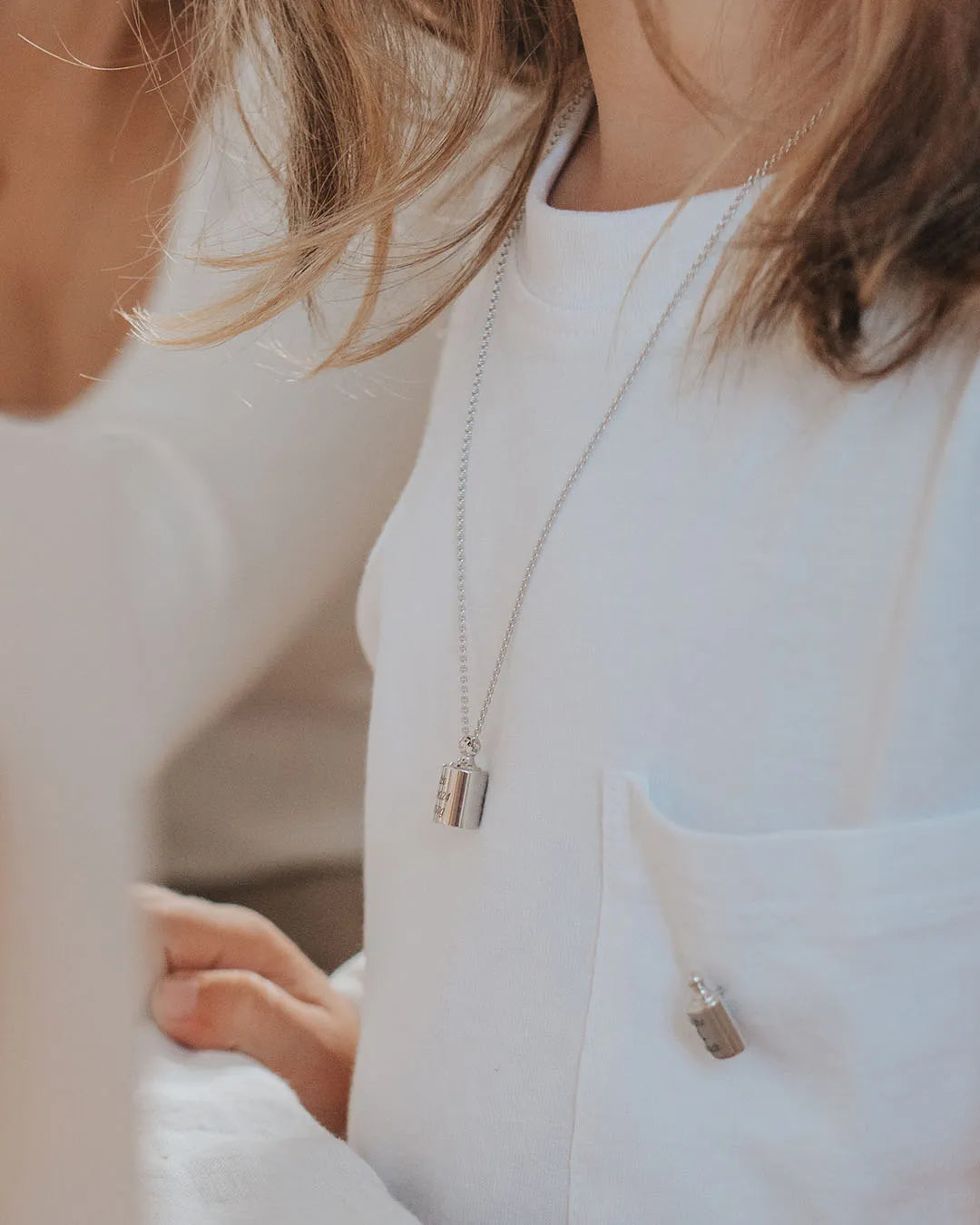 Collier Mon Petit Poids enfant argenté rhodié