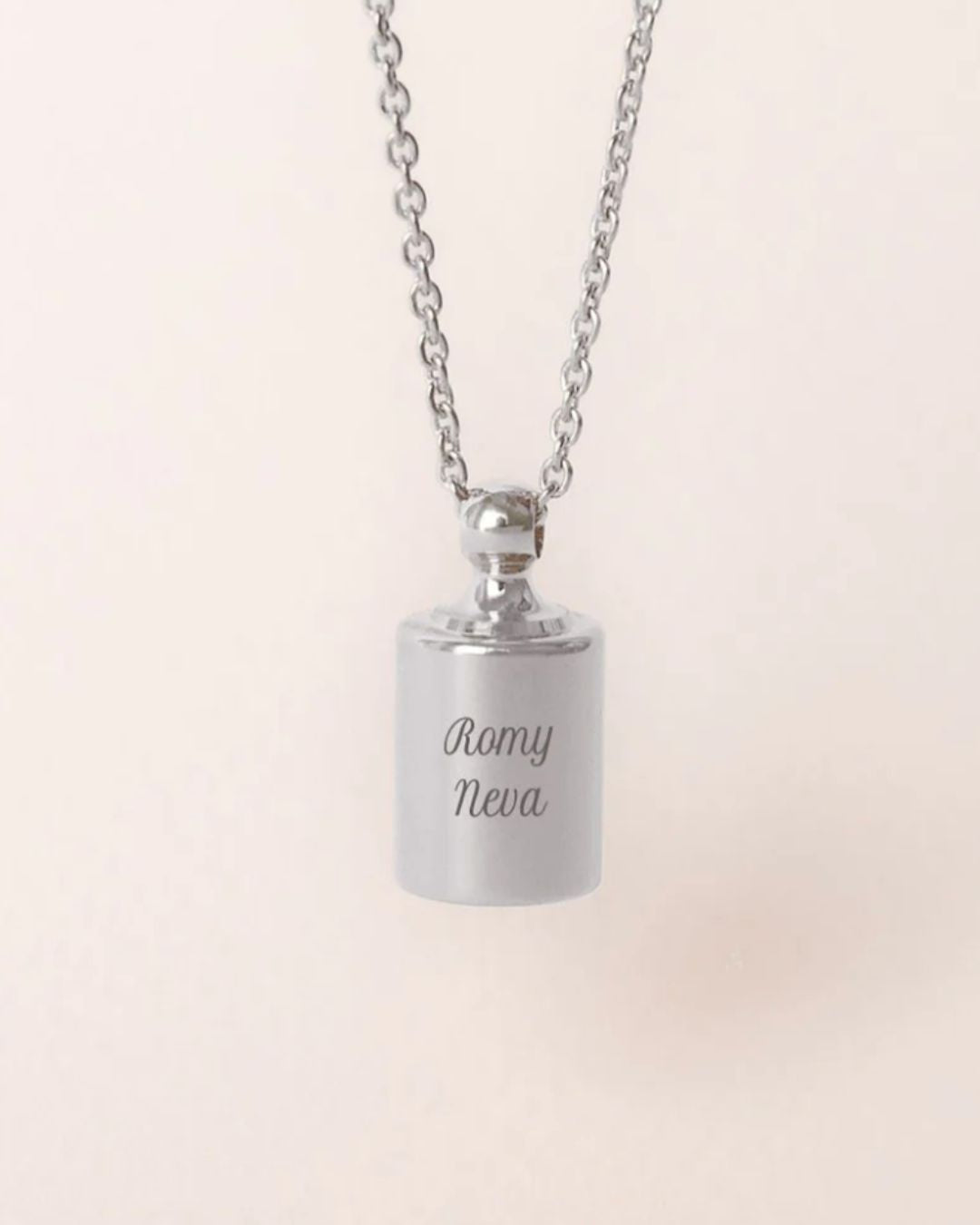 Collier Mon Petit Poids argenté rhodié