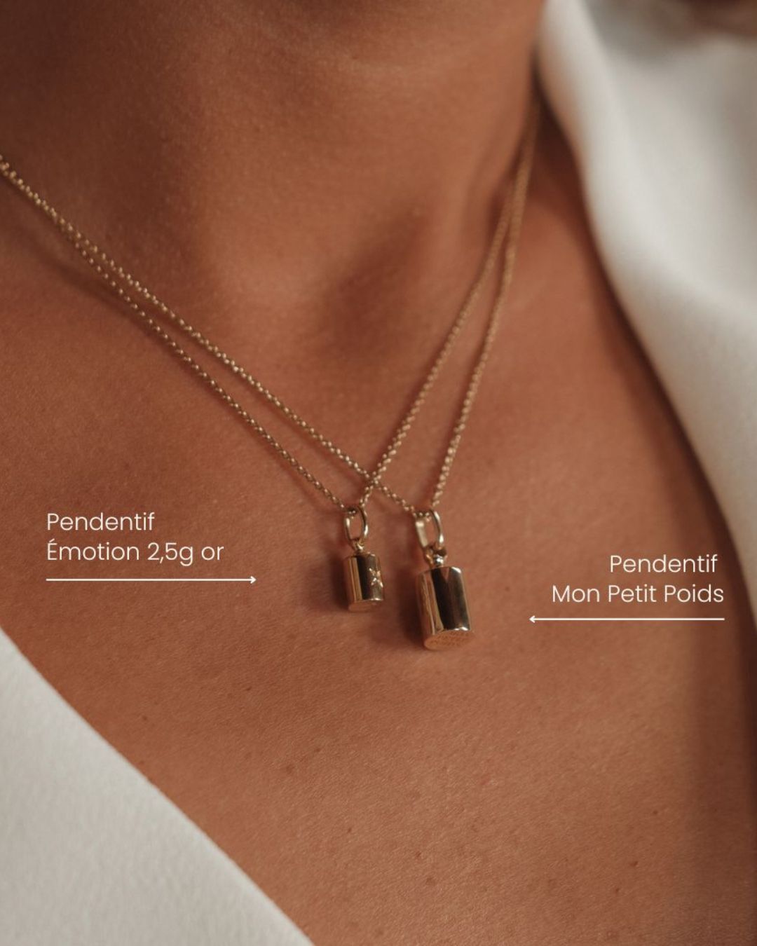 Pendentif Emotion 1 diamant or jaune étoilé