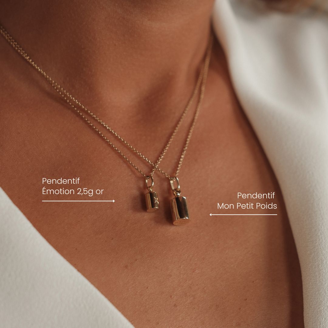 Collier Emotion or rose