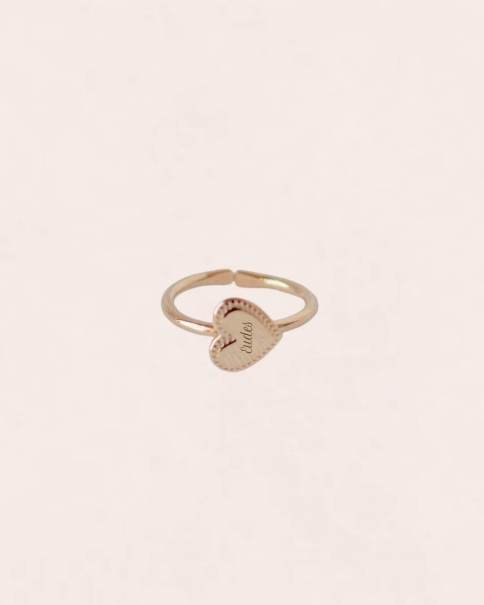 Bague Fer à Cheval Doré Enfant Argent 925 – Réglable Avec Cristaux Émaillés – Bijou Fille Ajustable