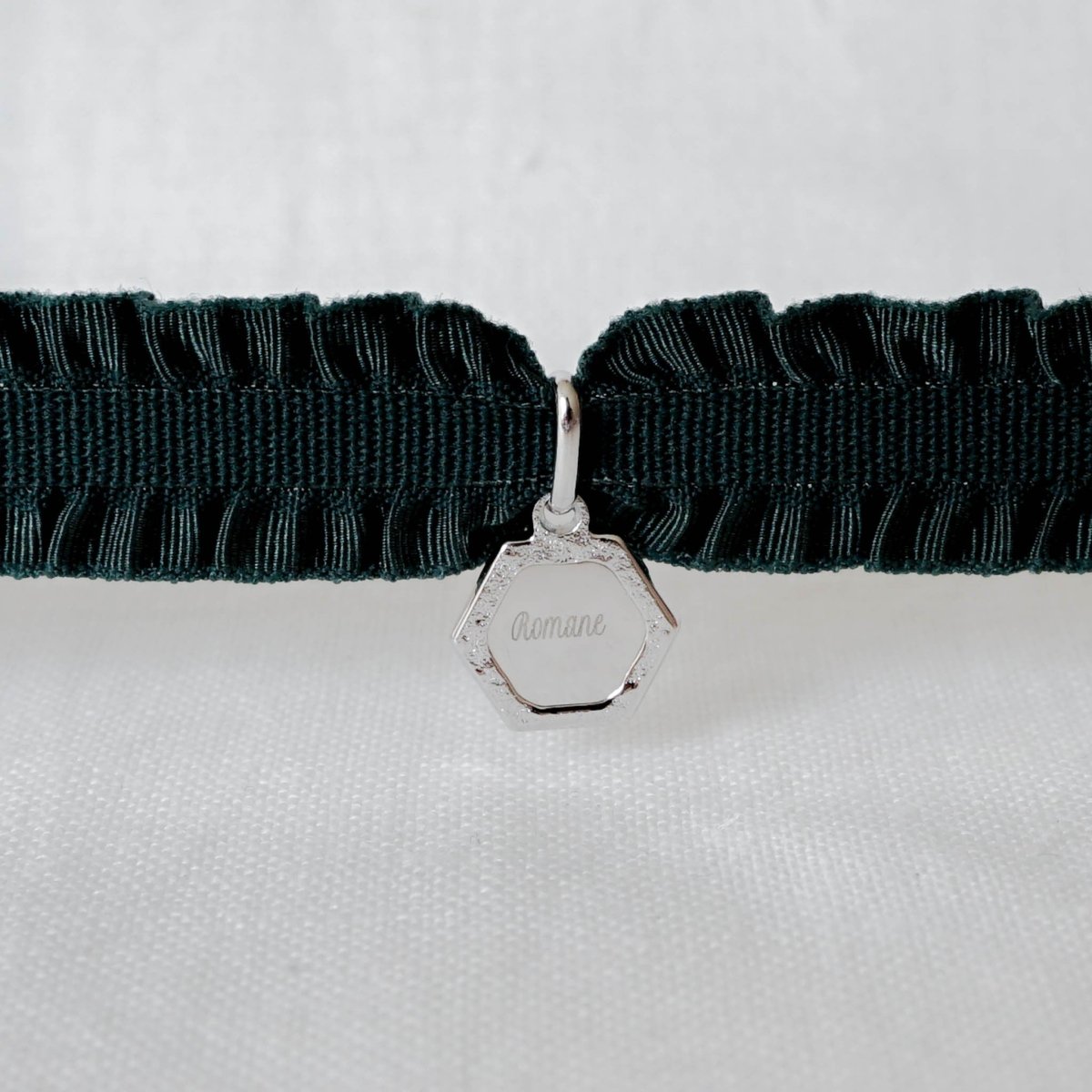 Bracelet Henriette martelé argenté rhodié - Mon Petit Poids