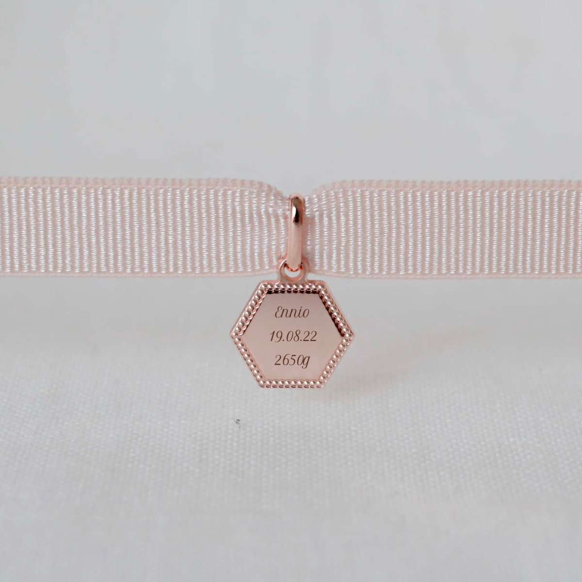 Bracelet Henriette perlé plaqué or rose - Mon Petit Poids