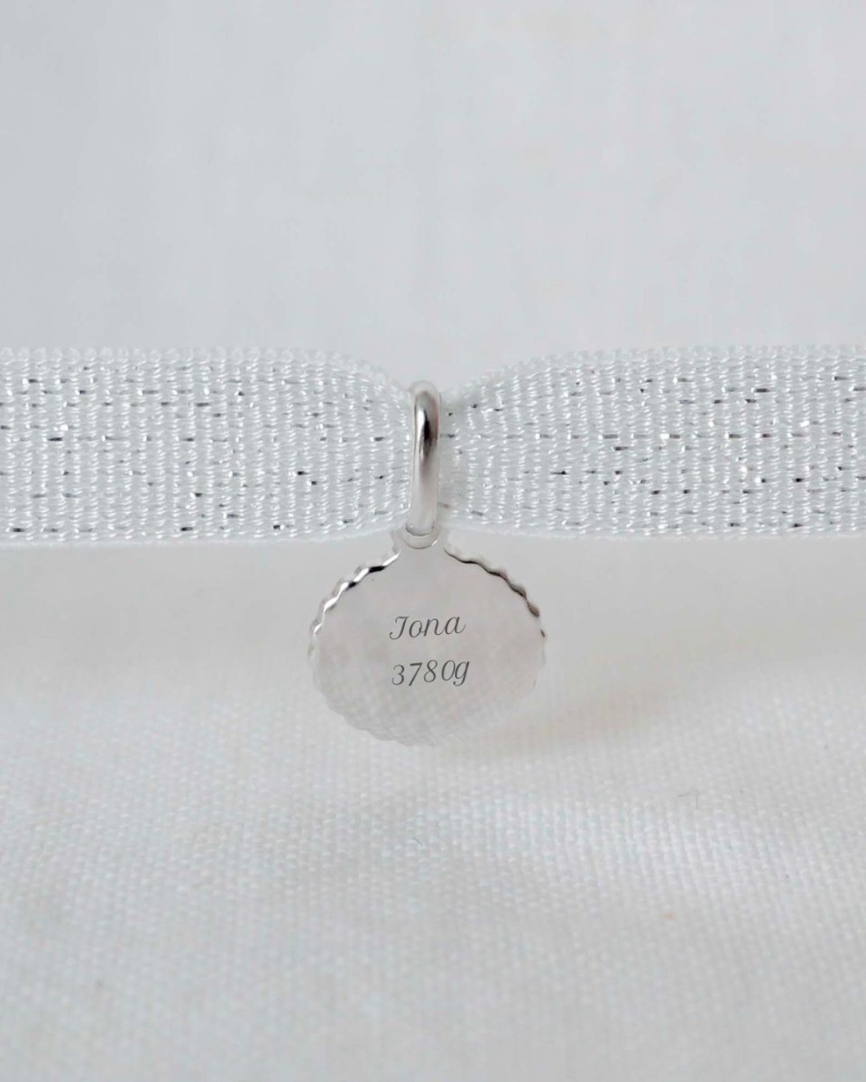Bracelet Madeleine canelé argenté rhodié - Mon Petit Poids