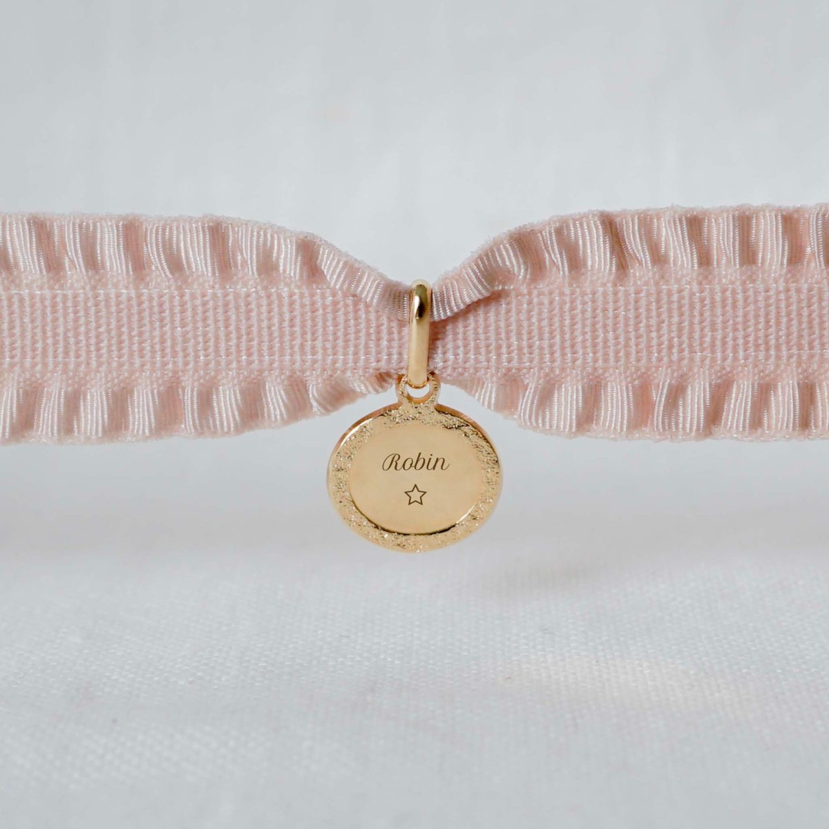 Bracelet Madeleine martelé plaqué or jaune - Mon Petit Poids