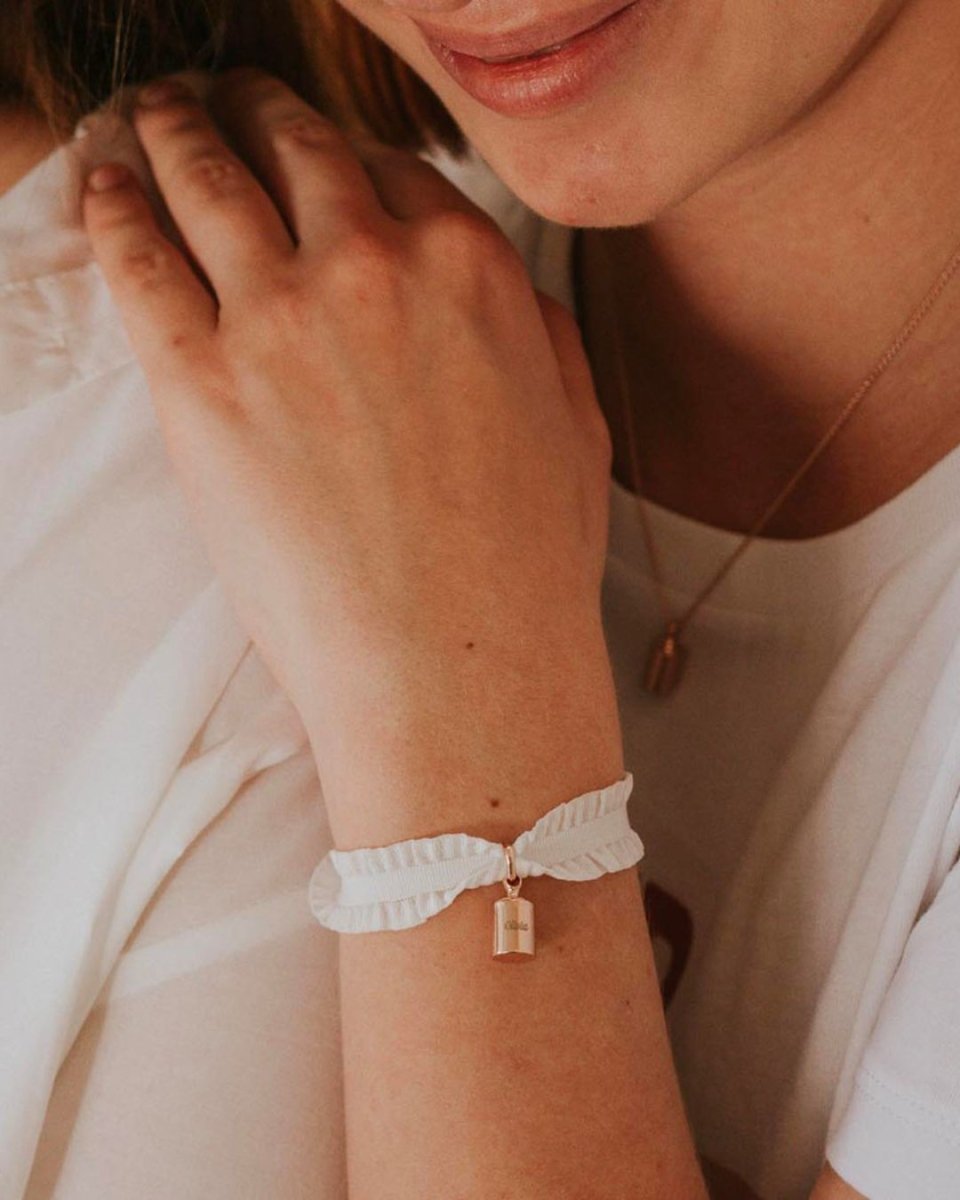 Coffret bracelets Mon Petit Poids pêche plaqué or rose - Mon Petit Poids