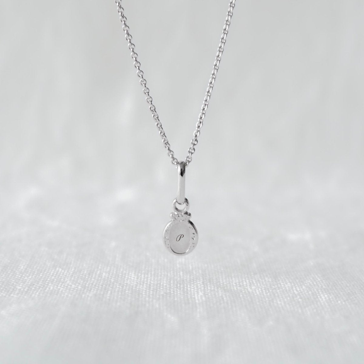 Collier Aimée argenté rhodié - Mon Petit Poids