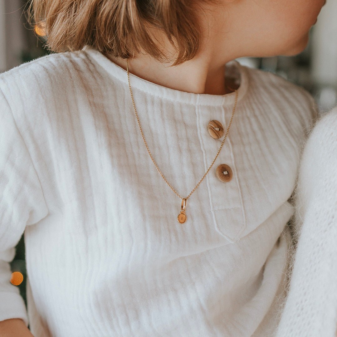 Collier Aimée plaqué or jaune - Mon Petit Poids