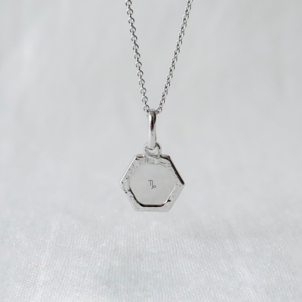 Collier Henriette martelé argenté rhodié - Mon Petit Poids