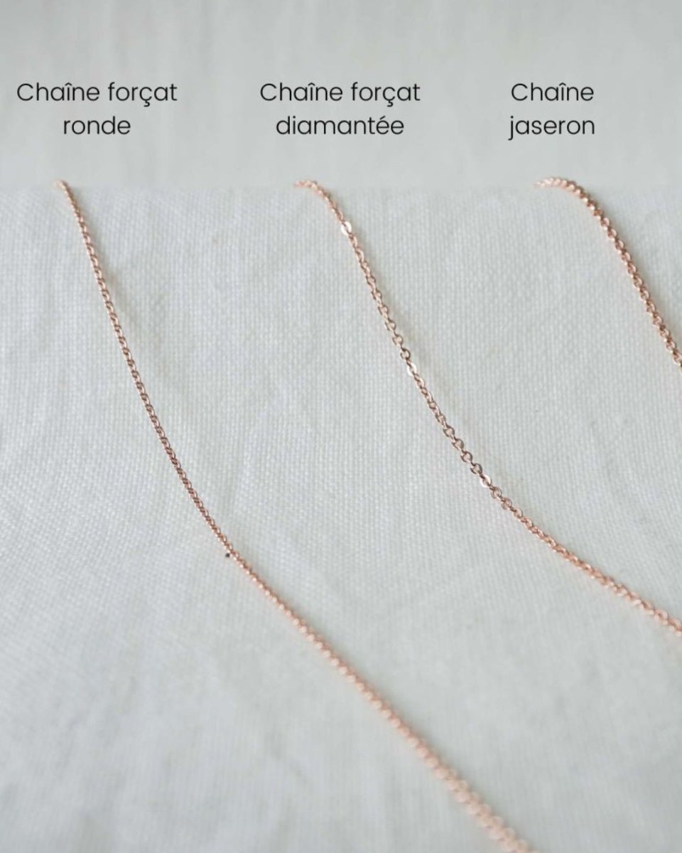 Collier Léopoldine Chateau x Mon Petit Poids plaqué or rose - Mon Petit Poids