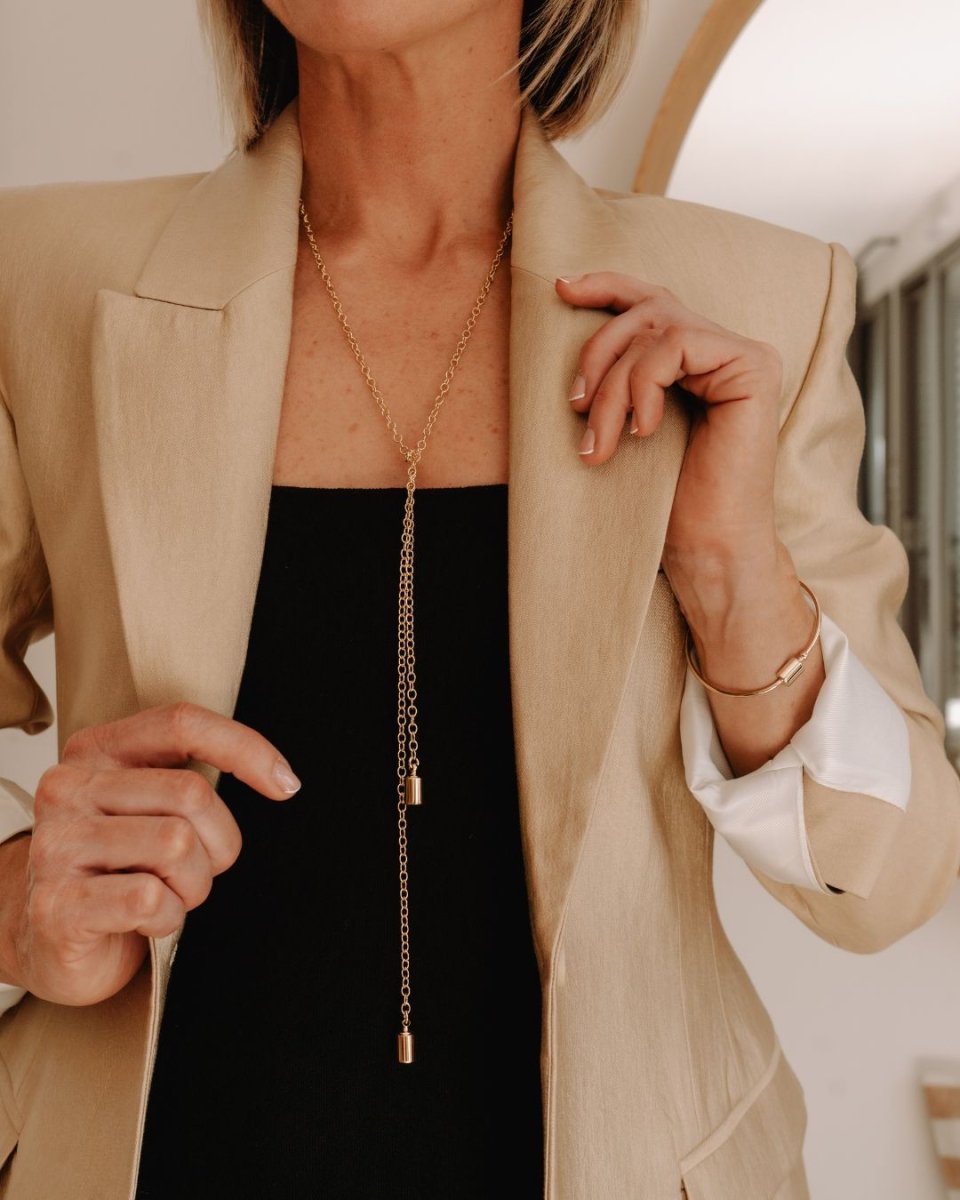 Collier Mes Petits Poids plaqué or jaune - Mon Petit Poids