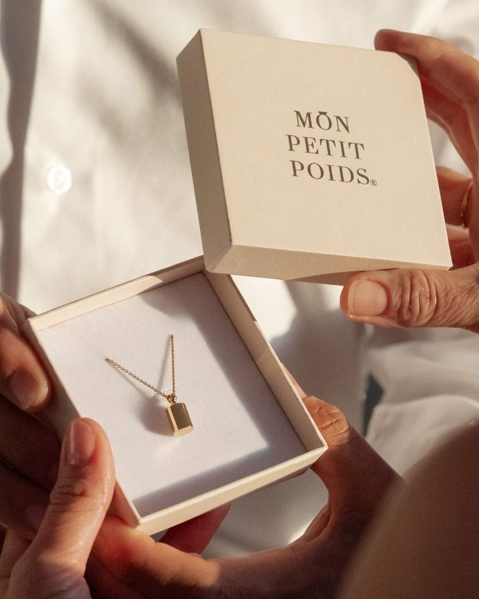 Collier Mon Petit Poids plaqué or jaune - Mon Petit Poids