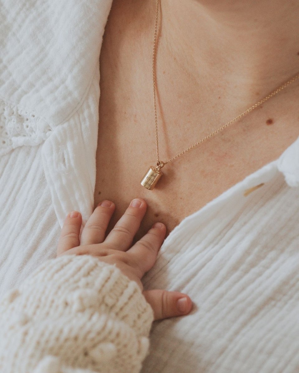 Collier Mon Petit Poids plaqué or jaune - Mon Petit Poids