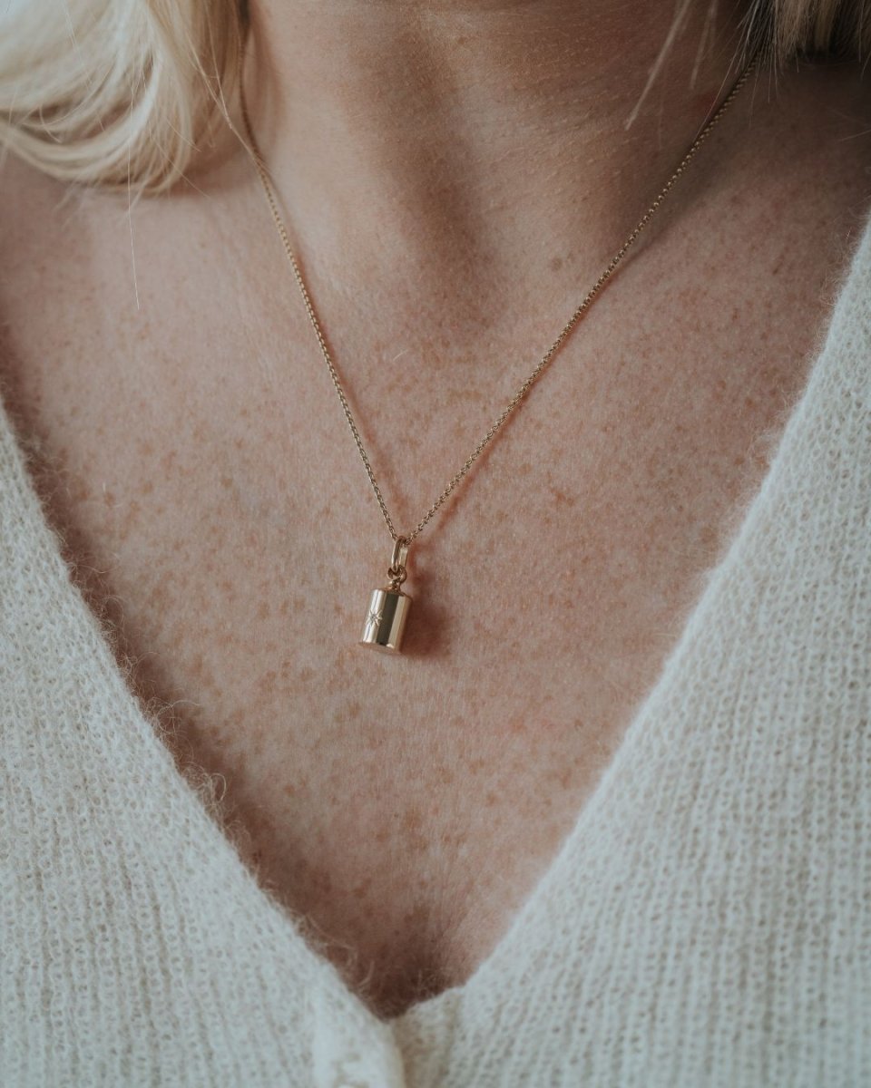 Collier Mon Petit Secret étoilé plaqué or jaune - Mon Petit Poids