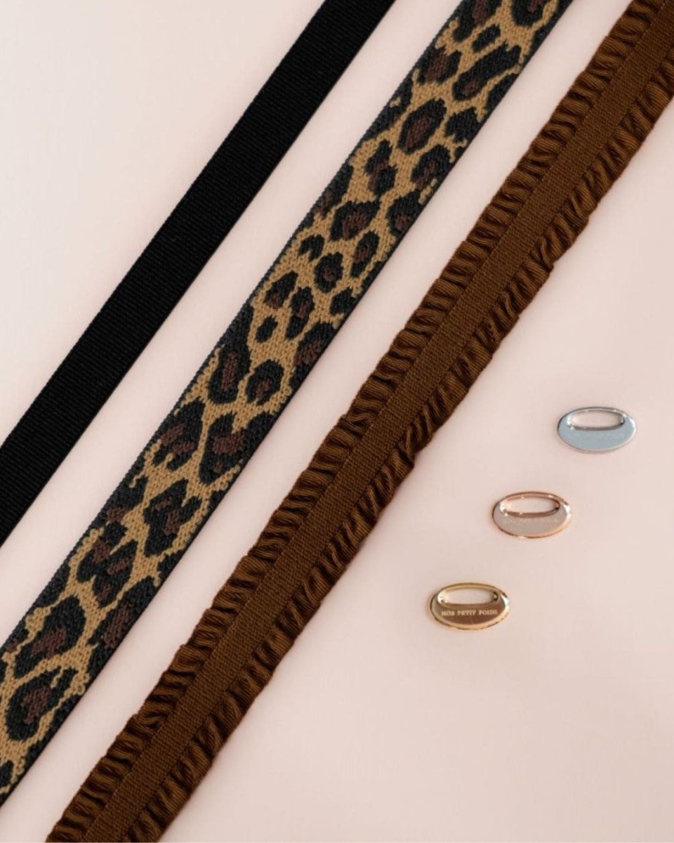 Pack Léopard 3 bracelets plaqué or rose - Mon Petit Poids