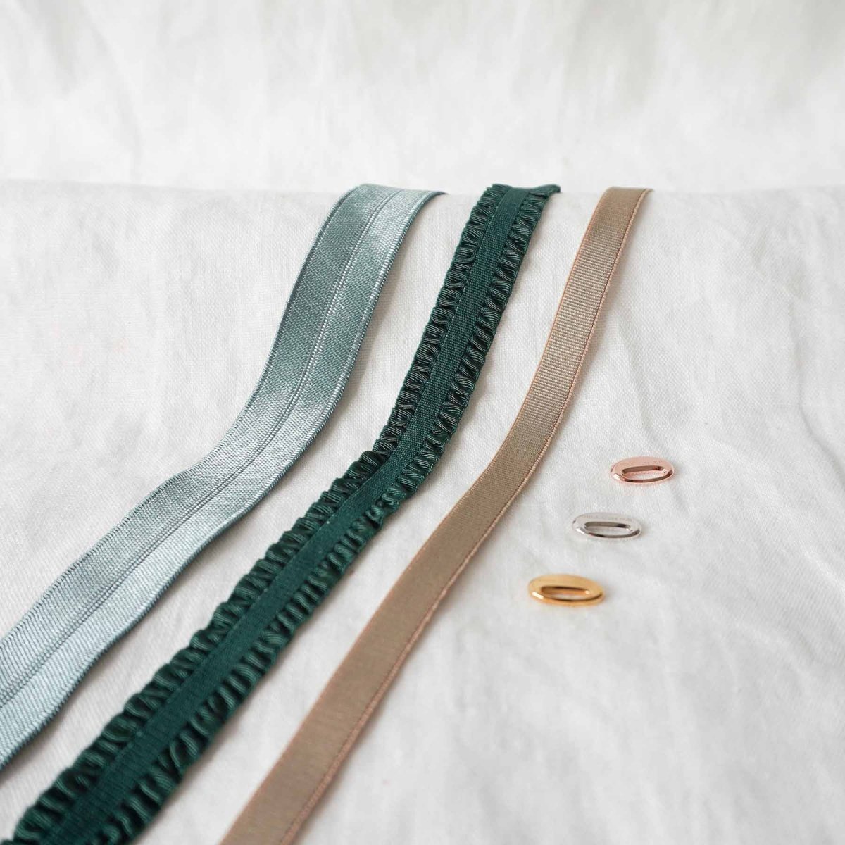 Pack vert 3 bracelets plaqué or jaune - Mon Petit Poids
