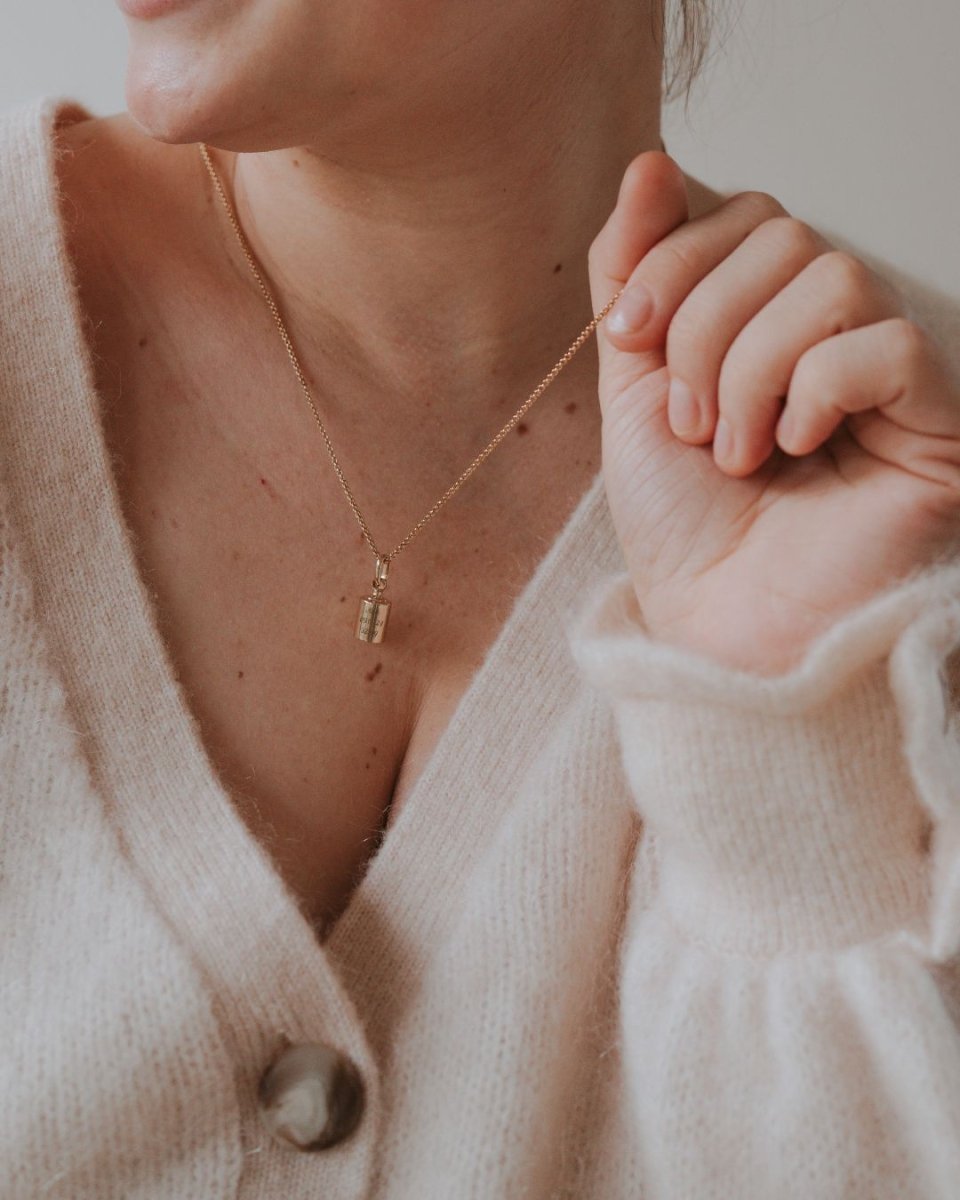 Pendentif Mon Petit Poids plaqué or jaune - Mon Petit Poids