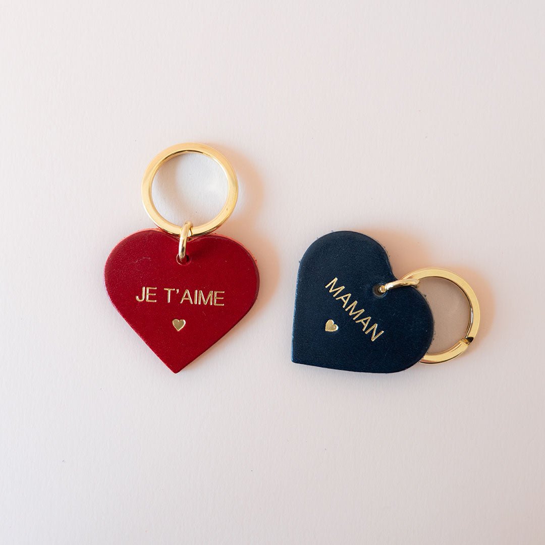 Porte - clés personnalisé cœur - Mon Petit Poids