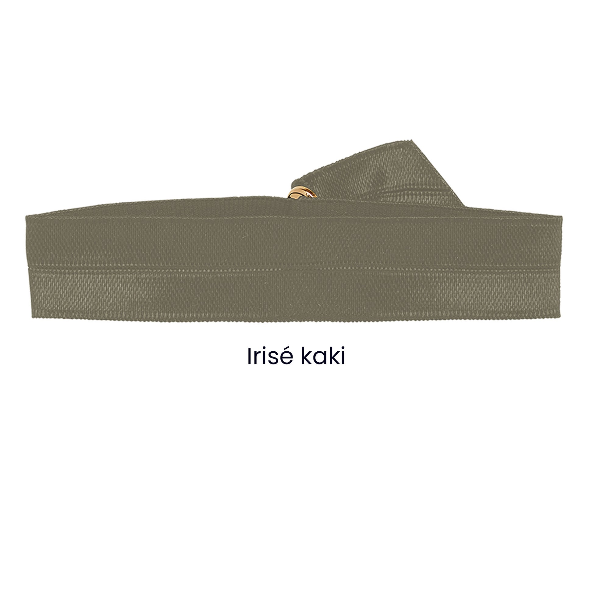 Bracelet irisé kaki