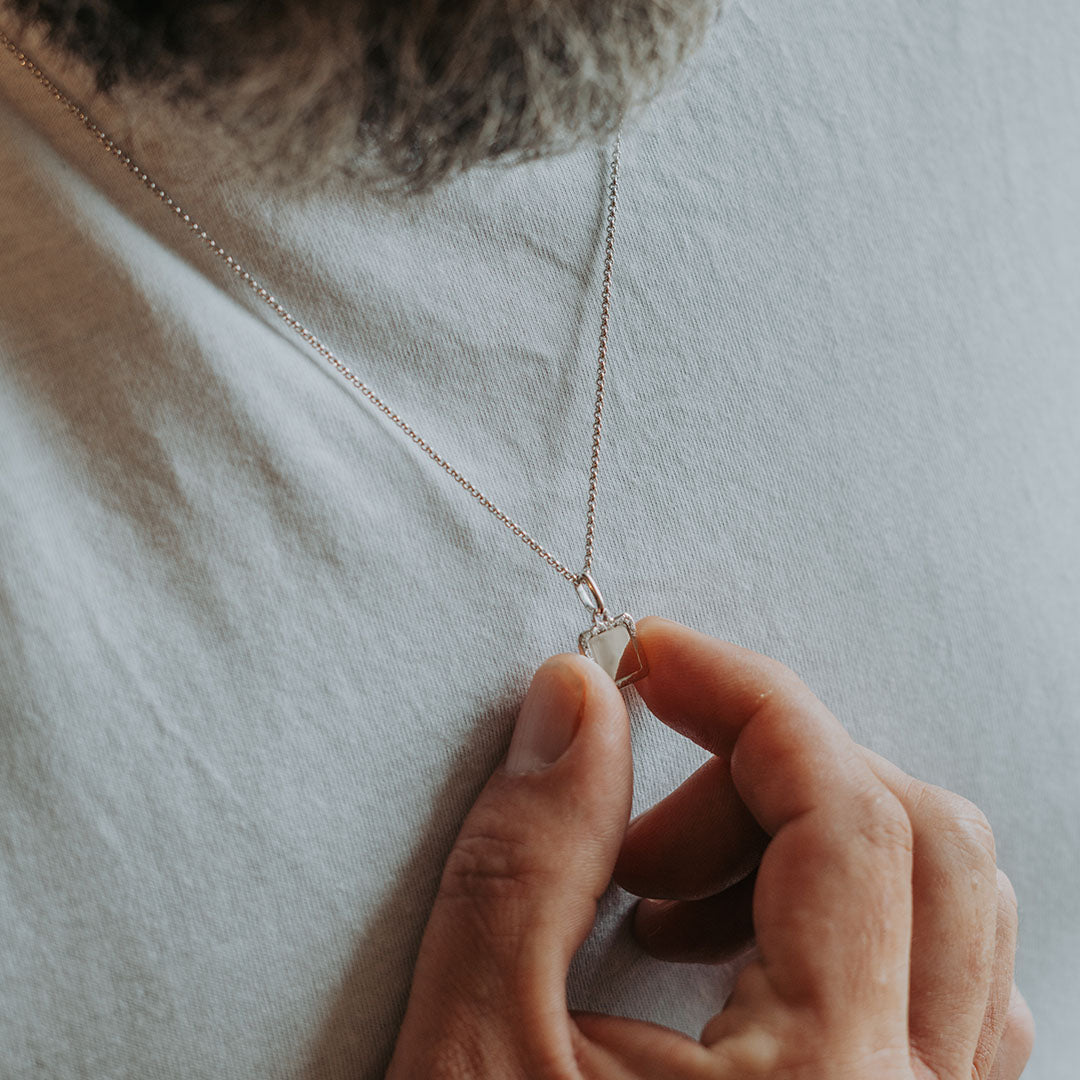 Collier Alice martelé pour homme 3
