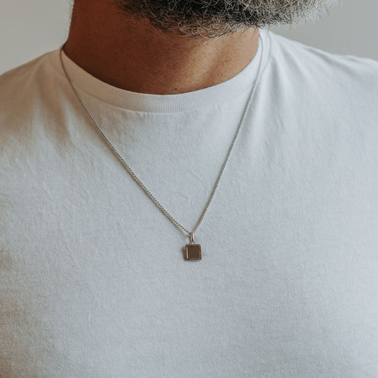 Collier Alice martelé pour homme 1