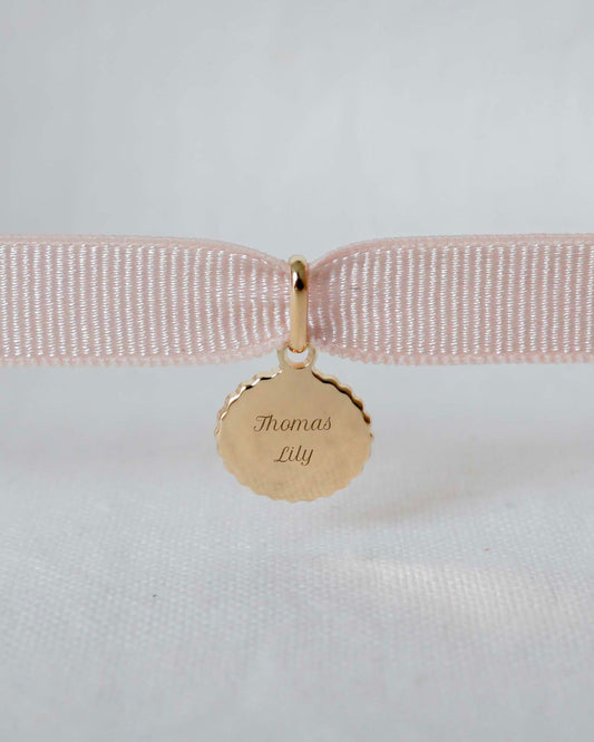 Bracelet Madeleine canelé plaqué or jaune