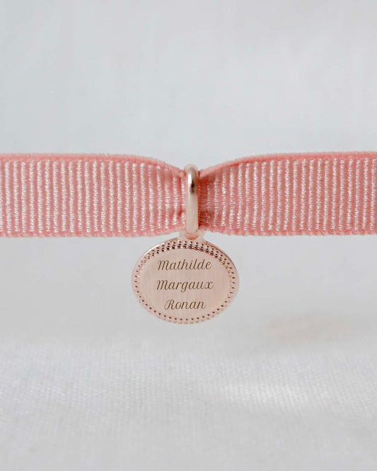Bracelet Madeleine perlé plaqué or rose