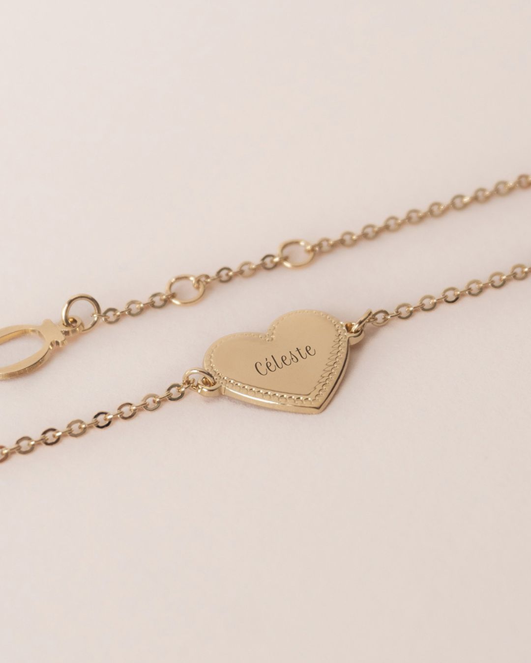 Bracelet médaille Simone enfant plaqué or jaune