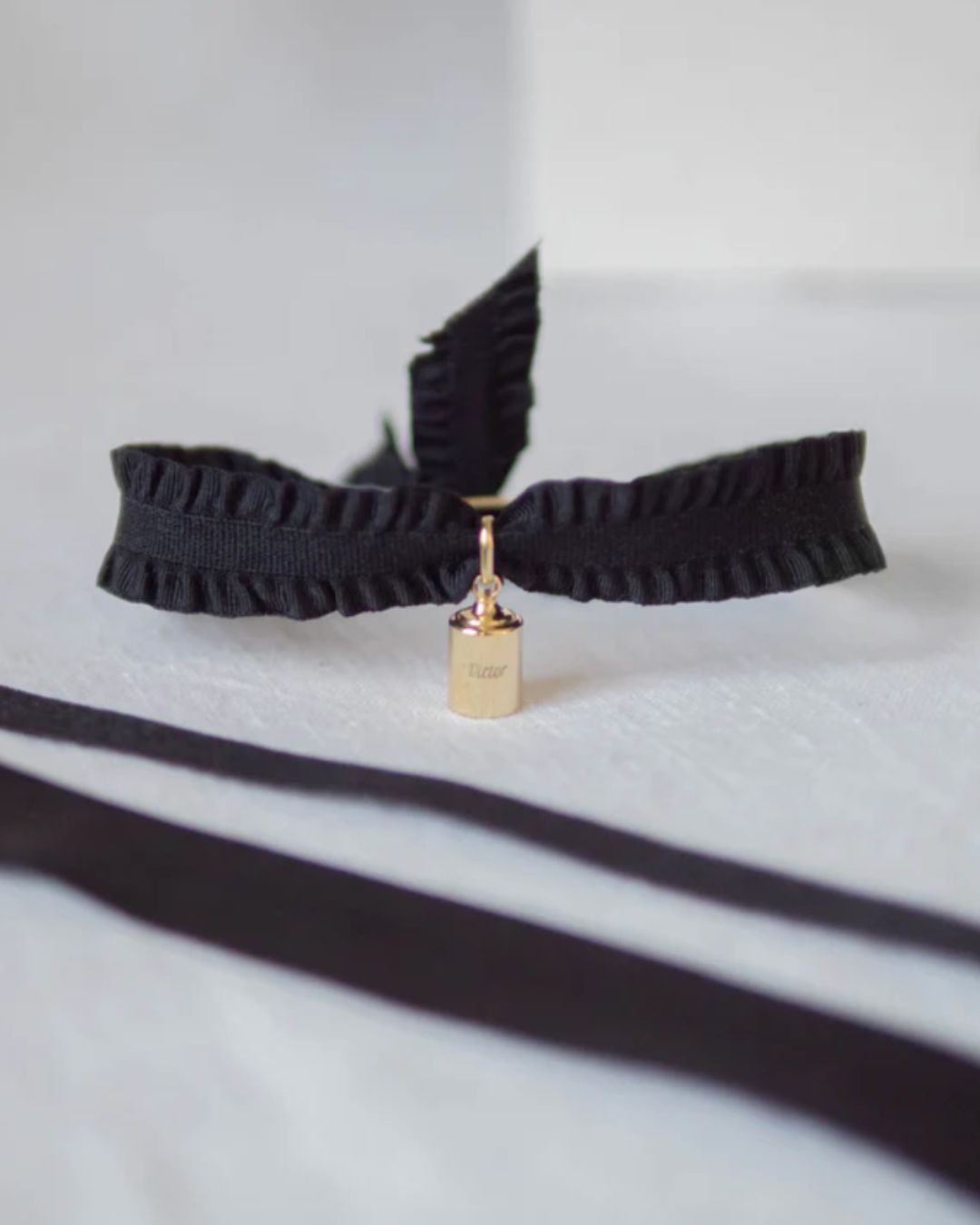 Coffret bracelets Mon Petit Poids noir plaqué or jaune