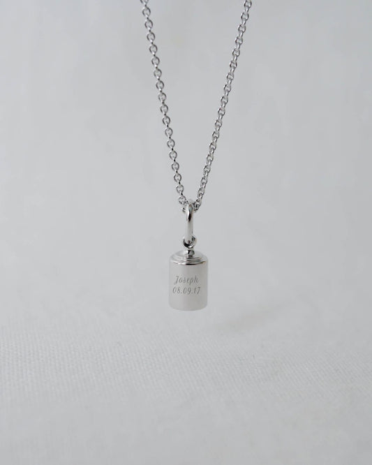 Collier Emotion or blanc