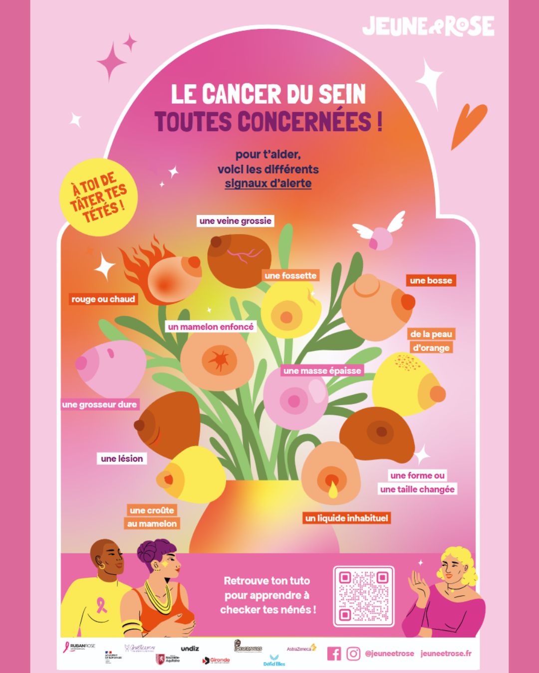 Bracelet Octobre Rose - Alice