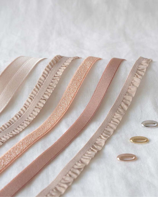 Pack nude 5 bracelets argenté rhodié