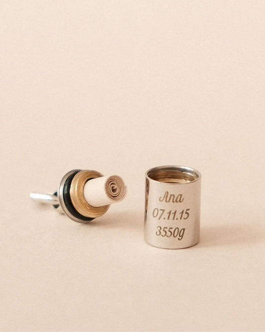 Pendentif Mon Petit Secret homme argenté rhodié