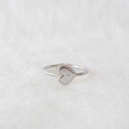 Bague Joséphine perlé argenté rhodié - Mon Petit Poids